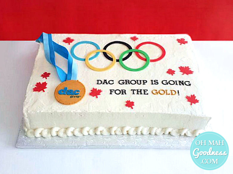 Toronto office party cake, Toronto custom cake